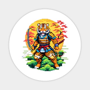 Samurai Tiger Magnet